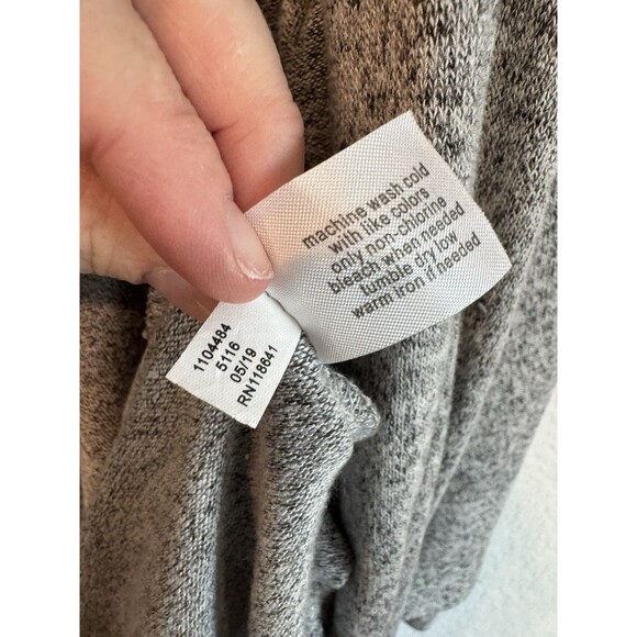 Lane Bryant Women's Gray Open Front Knit Cardigan Sweater Wide Sleeve 22/24 - Picture 8 of 11